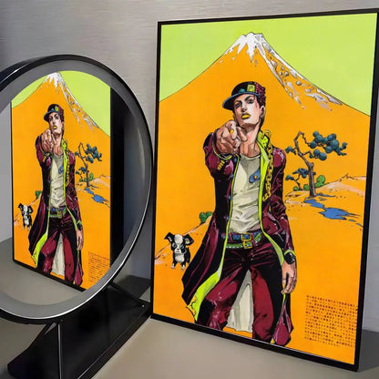 JoJo’s Bizarre Adventure Retro Canvas