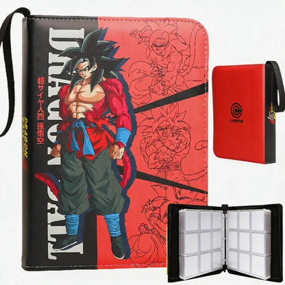 400pcs/900pcs Anime Dragon Ball Vegeta Folder Binder card Holder Game Cards Album Book Collection Cards Storage bag Kids Gifts