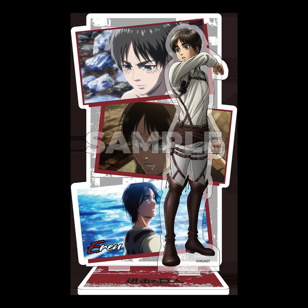 Attack on Titan Eren Jager Rival Ackerman Mikasa China Official Authorization TV Scene Series Acrylic Standing Plates