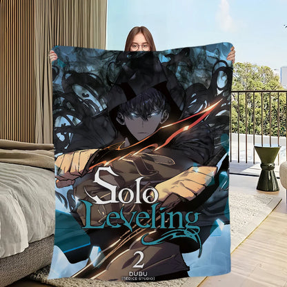 Solo Leveling Sung Jinwoo Plush Blanket