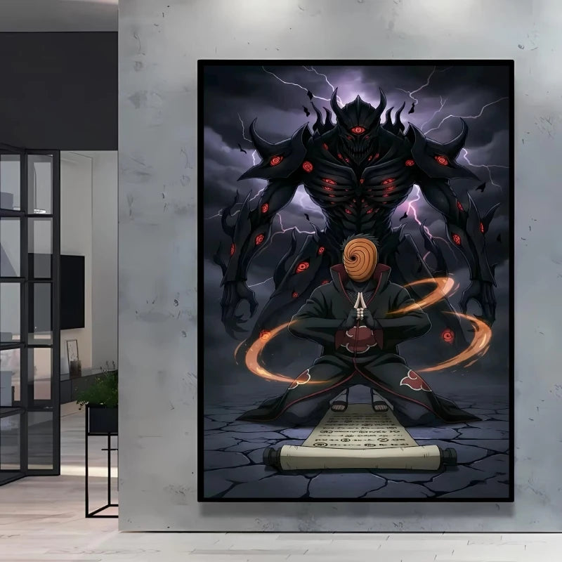 Print on Canvas Wall Art Naruto Uchiha Itachi Poster HD Cartoon Pictures Home Living Room Decoration Paintings Holiday Gifts