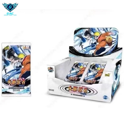 KAYOU Genuine Naruto Cards T2W9 T4W8 Booster Box Anime TCG Rare SE BP CR MR Ninja World Fight Chapter Collection Kids Toy Gift