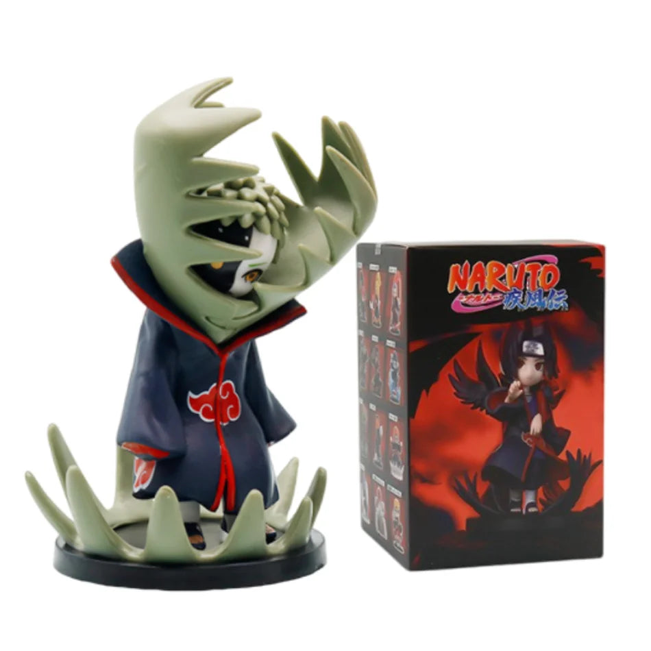 1-12pcs Naruto Blind Box Figure Toys Shippuden Akatsuki Arc Series Trendy Mystery Box PVC Model Surprise Christmas Toys Gift