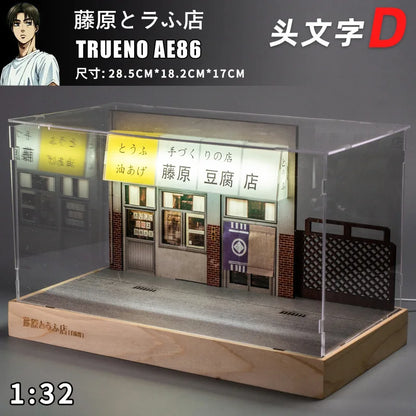 Initial D AE86 Garage Display Case