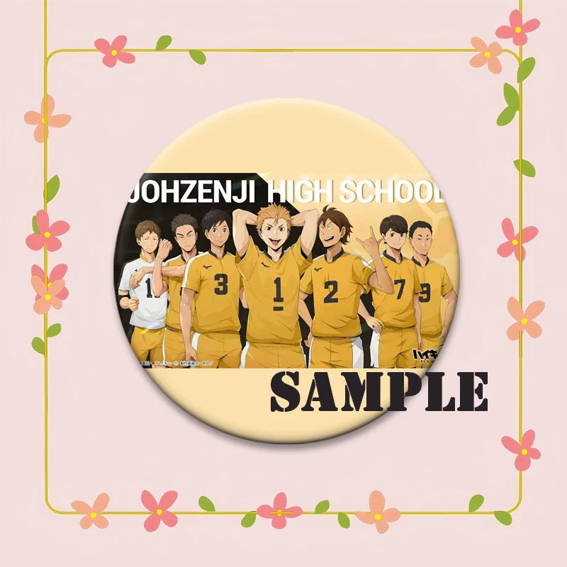 Haikyuu!! Anime Brooch Badge