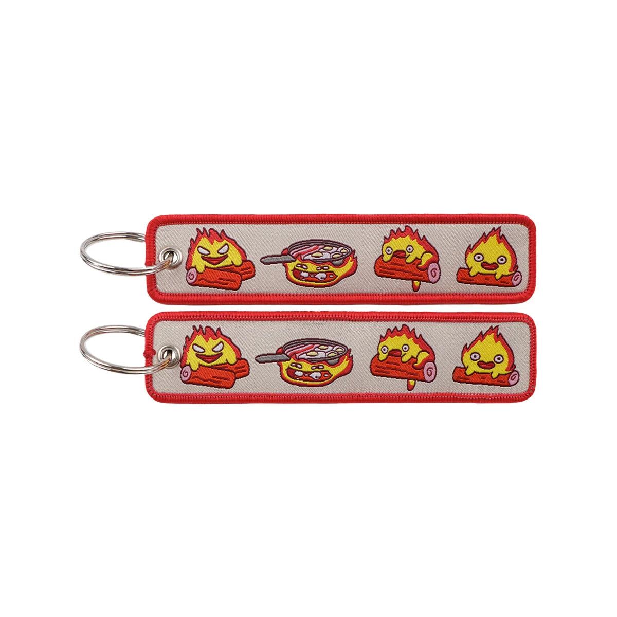 Anime Character Embroidery Keychain