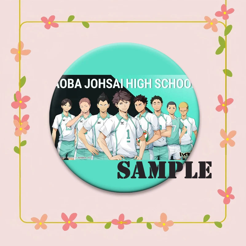 Haikyuu!! Anime Brooch Badge