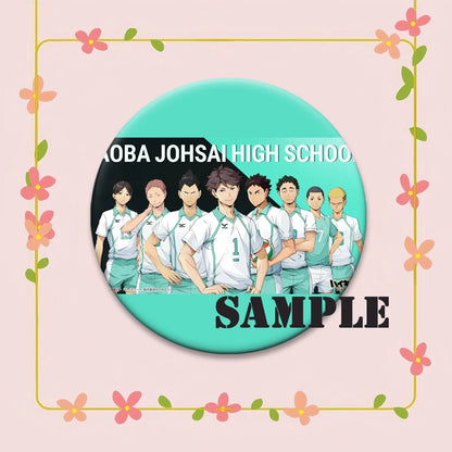 Haikyuu!! Anime Brooch Badge