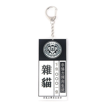 Anime Kakegurui Compulsive Gambler Keychain Jabami Yumeko ID Card