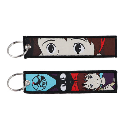 Anime Movie White Dragon Keychain