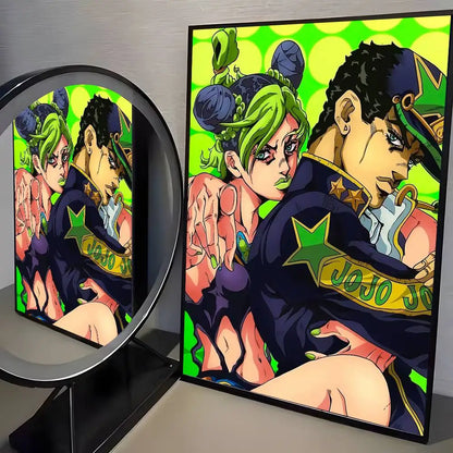 JoJo’s Bizarre Adventure Retro Canvas