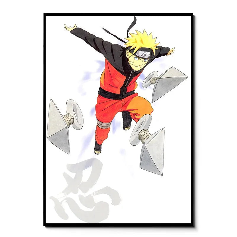 Naruto Uzumaki Frameless Canvas