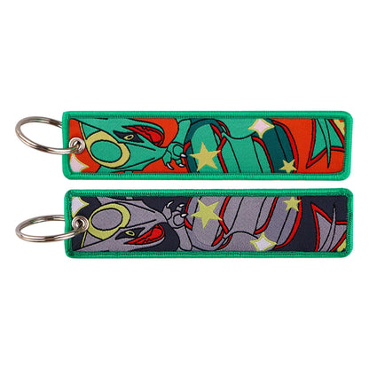 Anime Game Embroidery Keychain