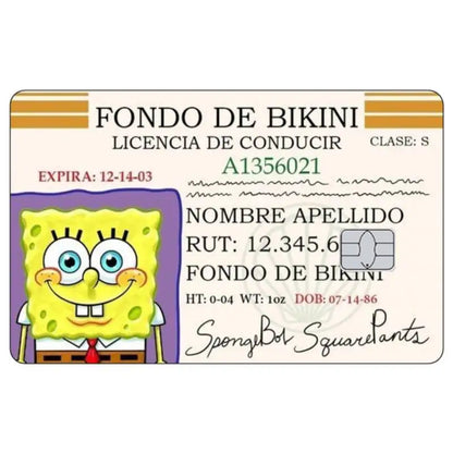 SpongeBob Patrick Star Card Skin