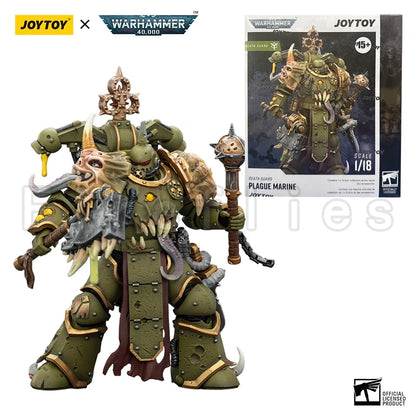 1/18 JOYTOY Action Figure 40K Death Guard Plague Marine Champion Anime Model Toy