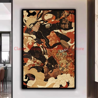 Naruto Akatsuki Ukiyo-E Poster