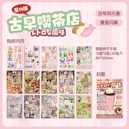 Japanese Style Dessert Sticker Book
