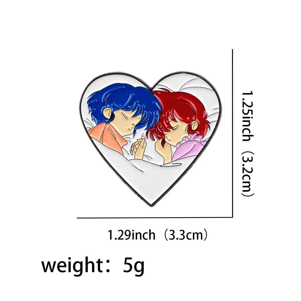 Classic Japanese Anime Boy Enamel Pin Women's Brooch
