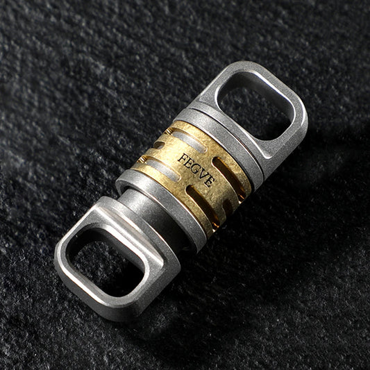 Quickdraw Keychain Luxury Titanium Spin Connection for Car Key Ring Holder Men EDC Buckle Unpacking Tool Father's Day Male Gift