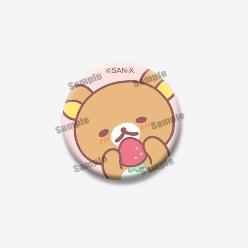 Rilakkuma Bear Badge Pin