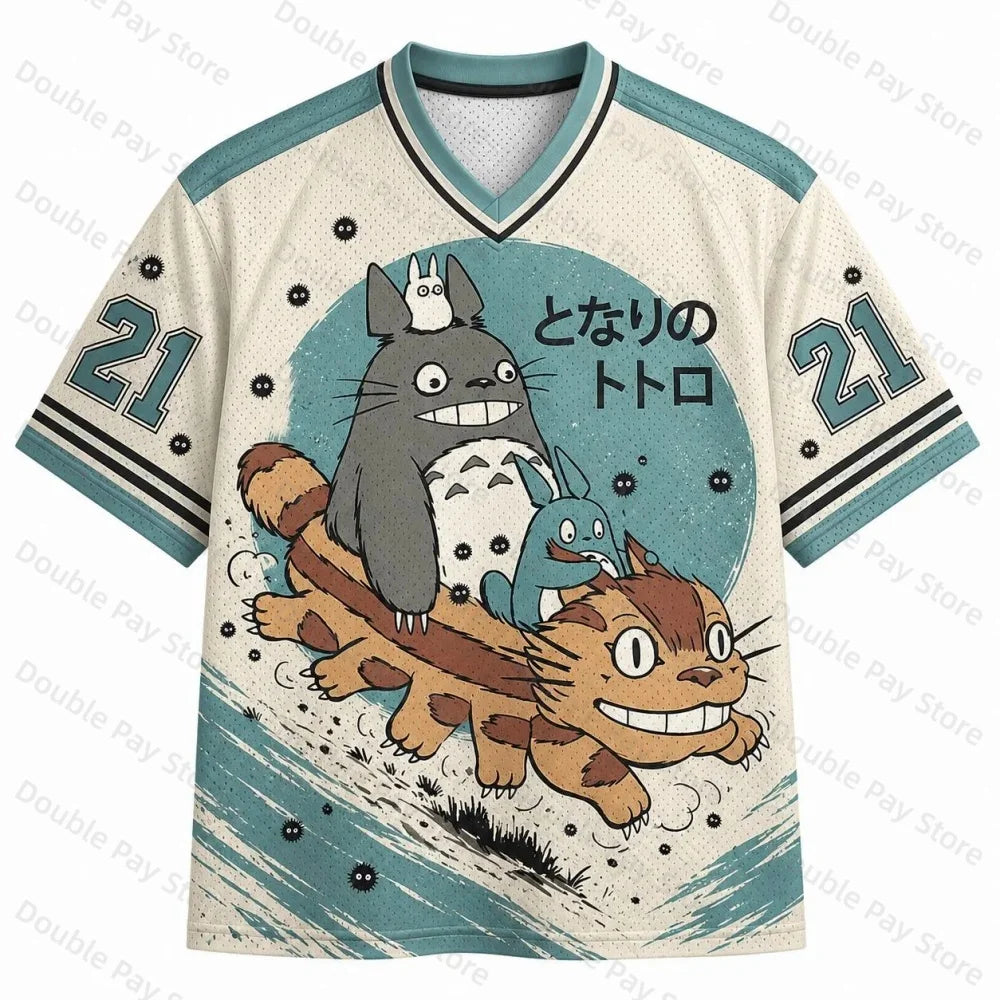 My Neighbor Totoro V-Neck Jersey