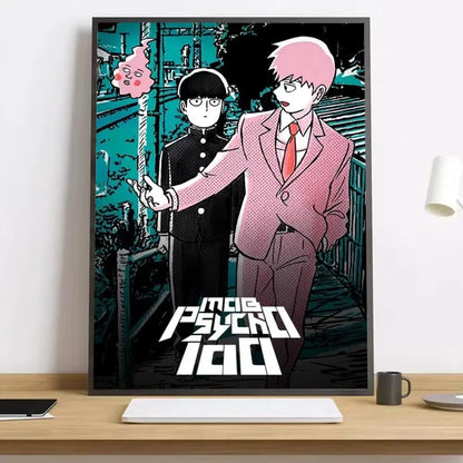 Mob Psycho 100 Reigen Canvas Poster