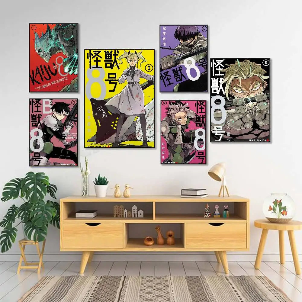 Kaiju No. 8 Vintage Poster
