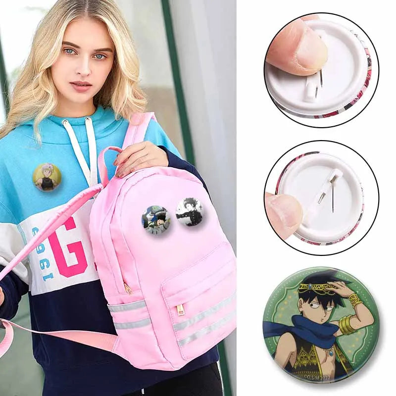 Mob Psycho 100 Character Lapel Pin