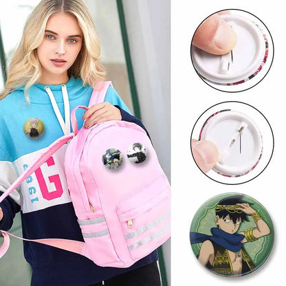 Mob Psycho 100 Character Lapel Pin