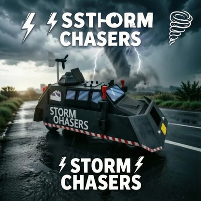 New Storm Chaser TIV2 Tornado Intercept Vehicle Model Creative Collector Car Ornament Gift For Weather Hobby & Vehicle Toy Fans