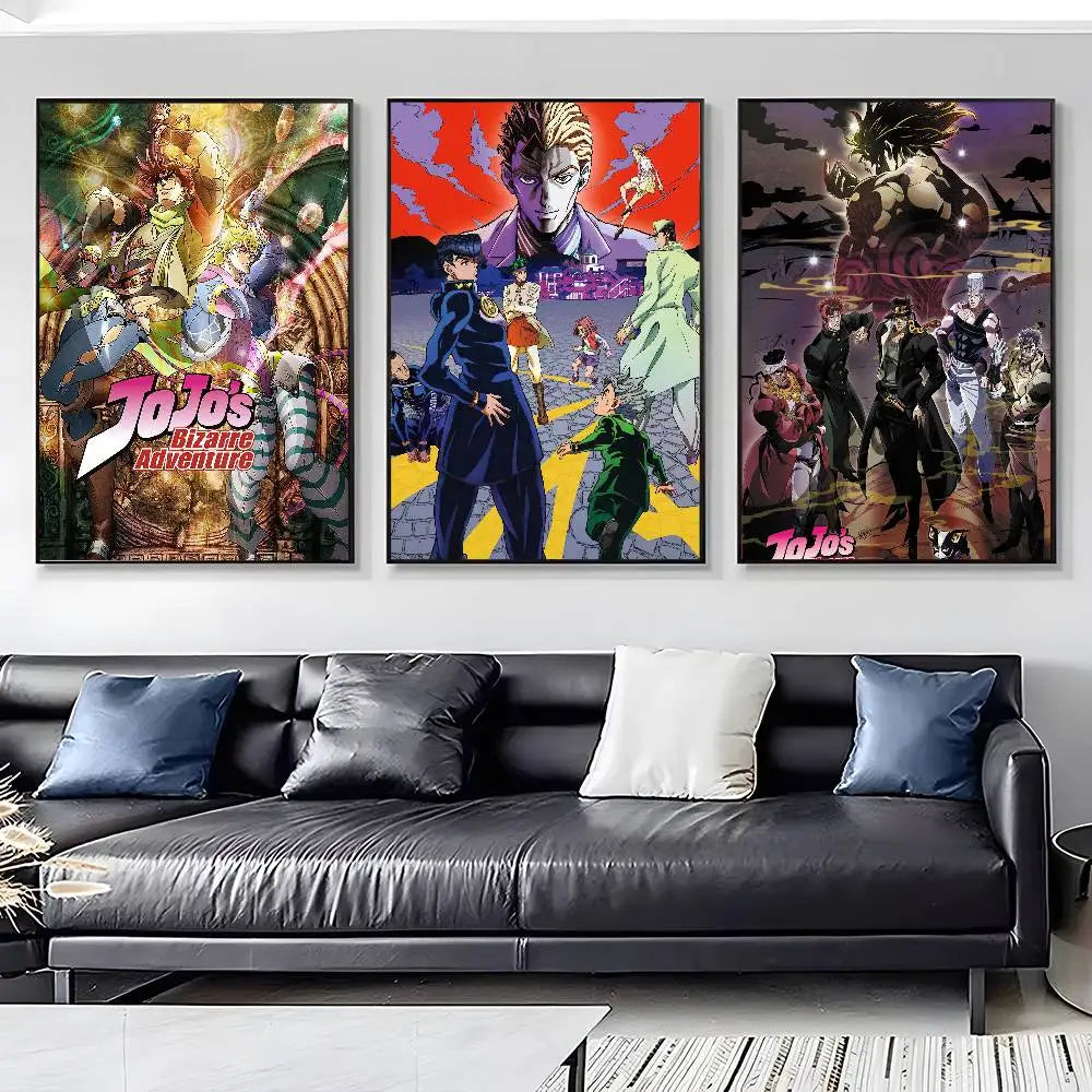 JoJo’s Bizarre Adventure Retro Canvas