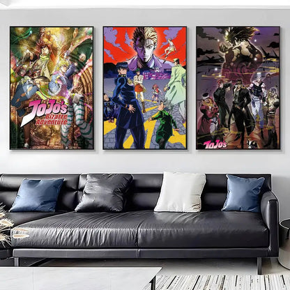 JoJo’s Bizarre Adventure Retro Canvas