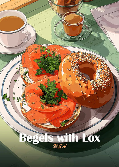Anime Food Art Poster