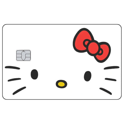 Kawaii Kitty Credit Card Sticker