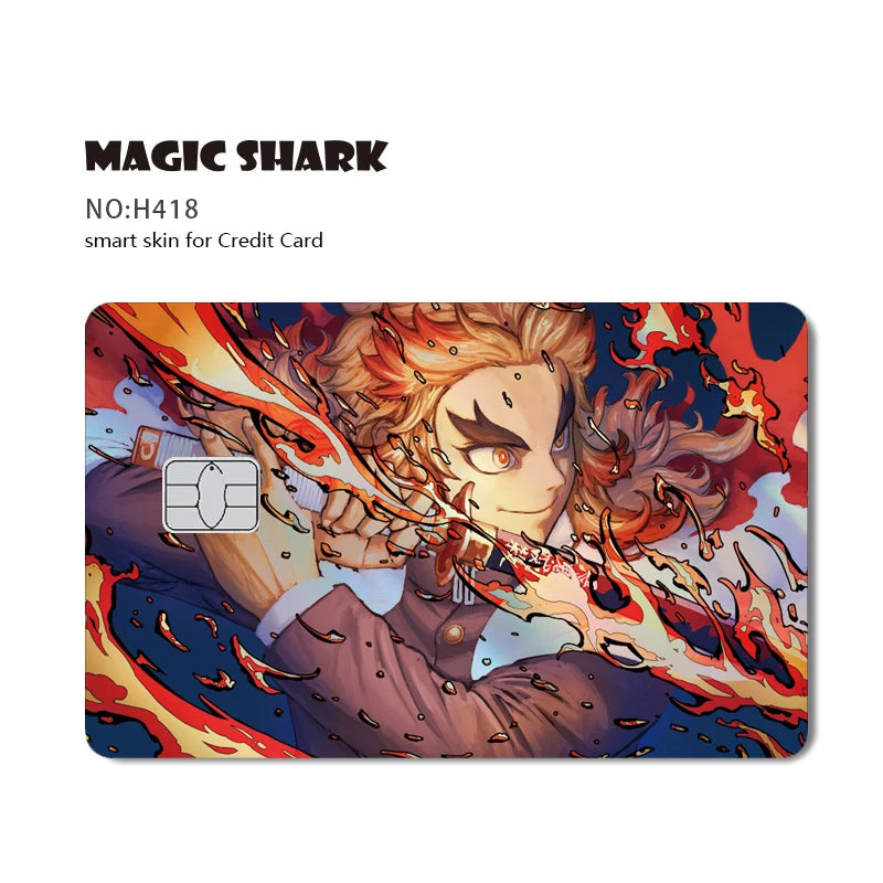 Demon Slayer Shark Holographic Card Skin