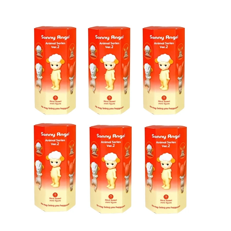 Angel Doll Mini Figure Animal Series Ver.1 Blind Box Anime Figures Cute Dolls Ornaments Fans Anime Christmas Birthday Gift Toy