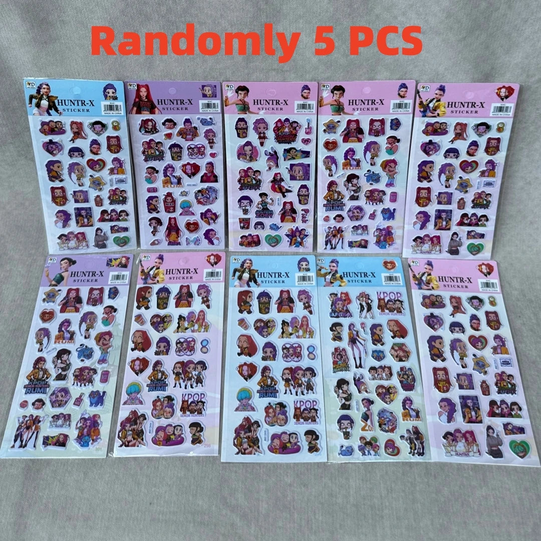 Anime Cartoon Foam Puffy Stickers