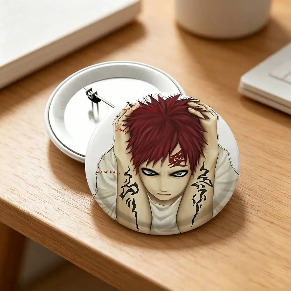 G-Gaara Badges Tinplate Soft Button Pin Brooch Metal Badge Custom Jewelry Accessories Hat Bag Lapel
