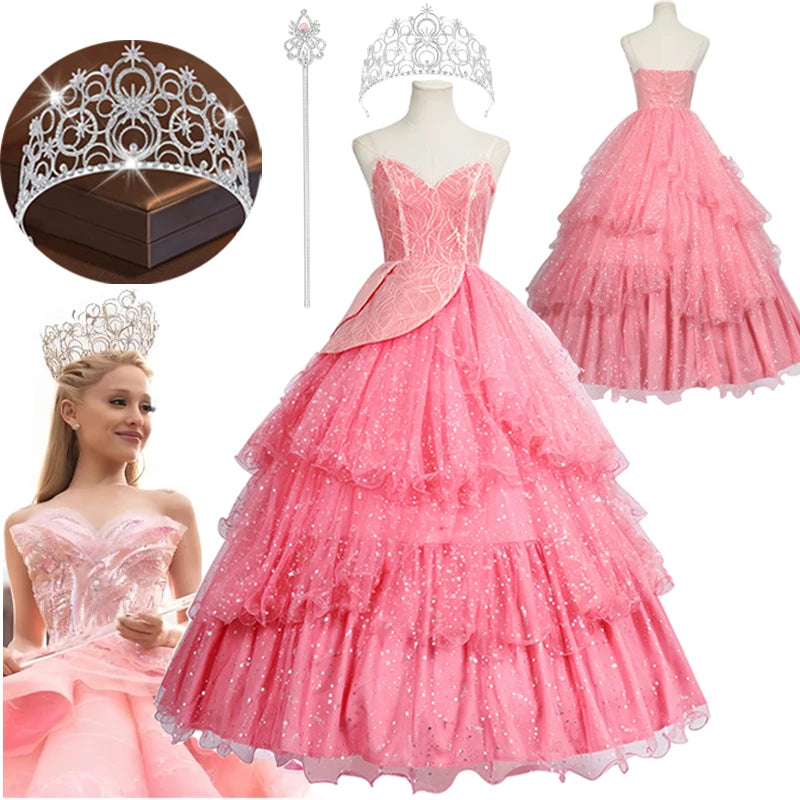 Wicked Glinda Cosplay Dress