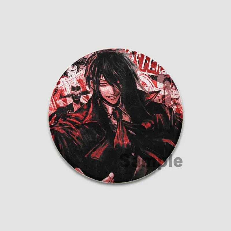 Hellsing Ultimate Alucard Pin Button
