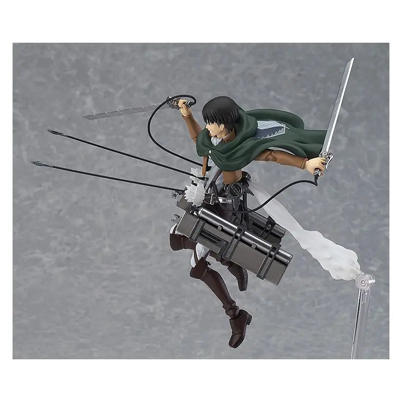 In Stock Original Maxfactory Figma Attack On Titan Levi Ackerman No.213 Anime Action Figure Collection Model