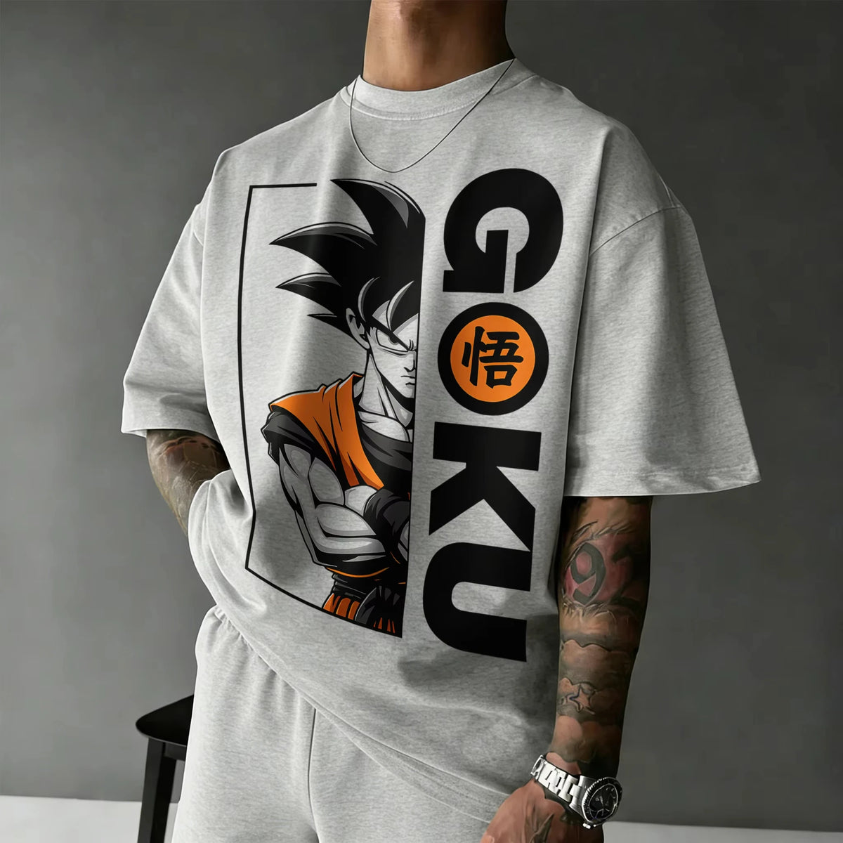 2026 New Summer Dragon Ball 40th Anniversary Wukong 100% Cotton Anime Printed T-shirt Extra Size Casual Streetwear Unisex Y2k