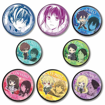 Anime Noragami Brooch Pin Cosplay Yato Yukine Cute Cartoon Badges