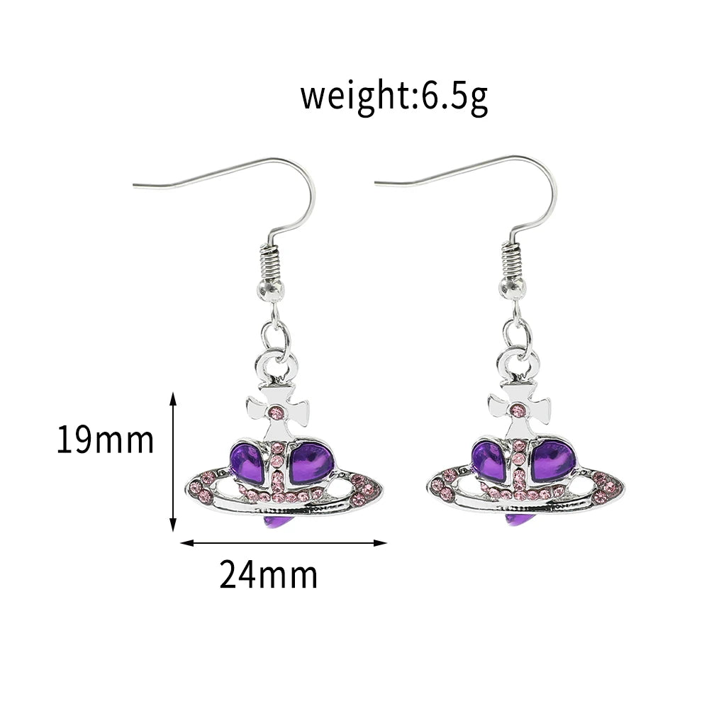 Anime Oosaki Nana Saturn Earrings