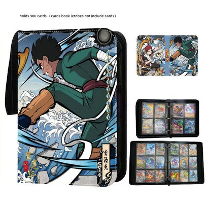 Anime NARUTO 400pcs/900pcs Card Album Book Collection Card Zipper Game Cards Sasuke Sakura Kakashi Binder Holder kids toy Gift