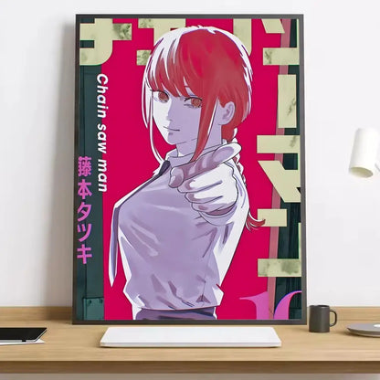 Chainsaw Man Makima Canvas Poster