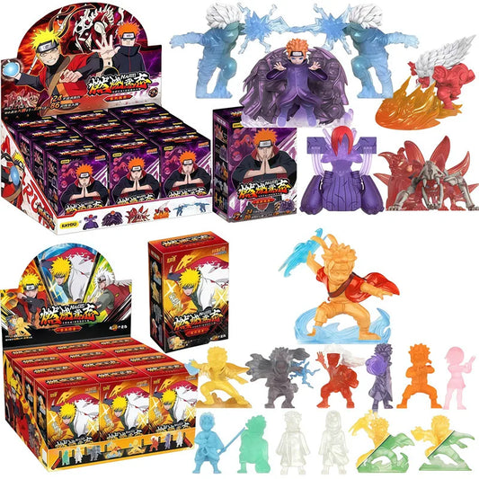 KAYOU Naruto Uzumaki Naruto Namikaze Minato Uchiha Sasuke Haruno Sakura Action Figure Model Toy Surprise Blind Box Birthday Gift