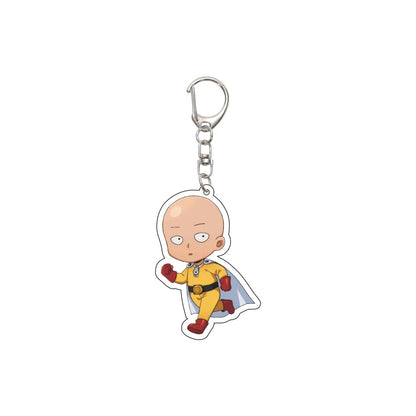 One Punch Man Saitama Keychain