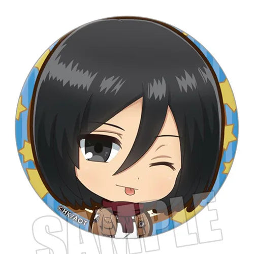Attack on Titan Badge Levi Captain Hrista Erwin Q Version Anime Brooch Pin Stock Now