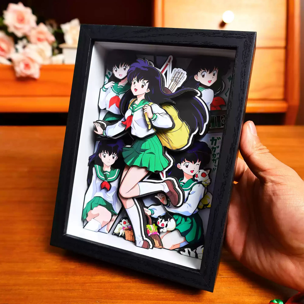 Inuyasha Higurashi Kagome 3D Painting